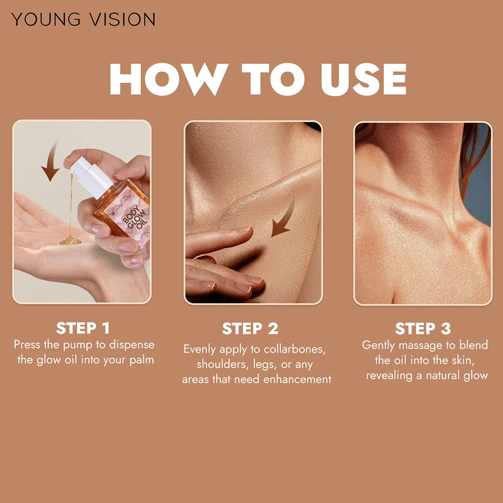 Glow Up Body Oil – Lightweight Luminous Shimmer