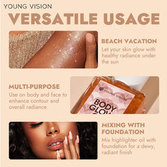 Glow Up Body Oil – Lightweight Luminous Shimmer