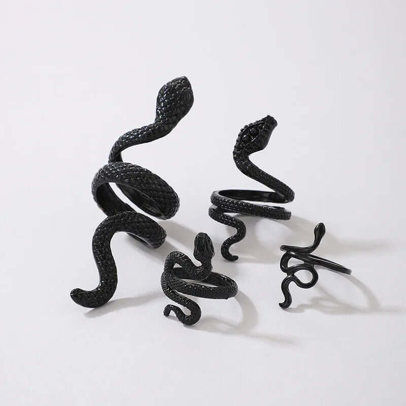 Vintage Long Snake Ring Set For Women - Viva Bella