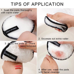 Reusable Makeup Pads – Soft Touch, Daily Reset (4pcs)