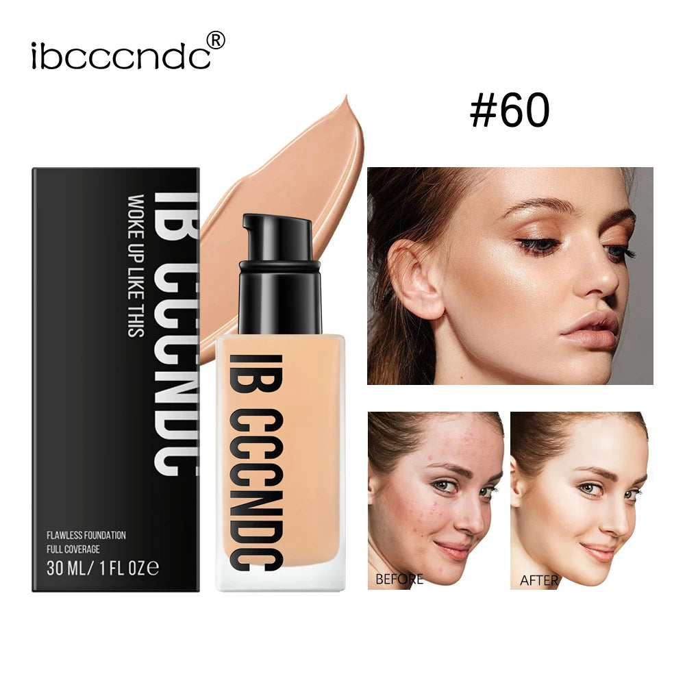 Make Up Foundation Cream for Face High Coverage Foundation Foundations Makeup Waterproof Korean Makeup Base Cosmetic Mist Cc Bb - Viva Bella
