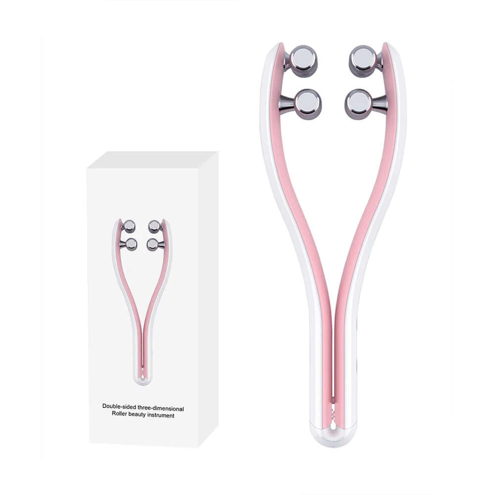 Face Lifting Roller Facial Massager Y Shape Lifting Facial Massager Chin Lift Up Home Use Beauty Instrument Skin Care Tool - Viva Bella