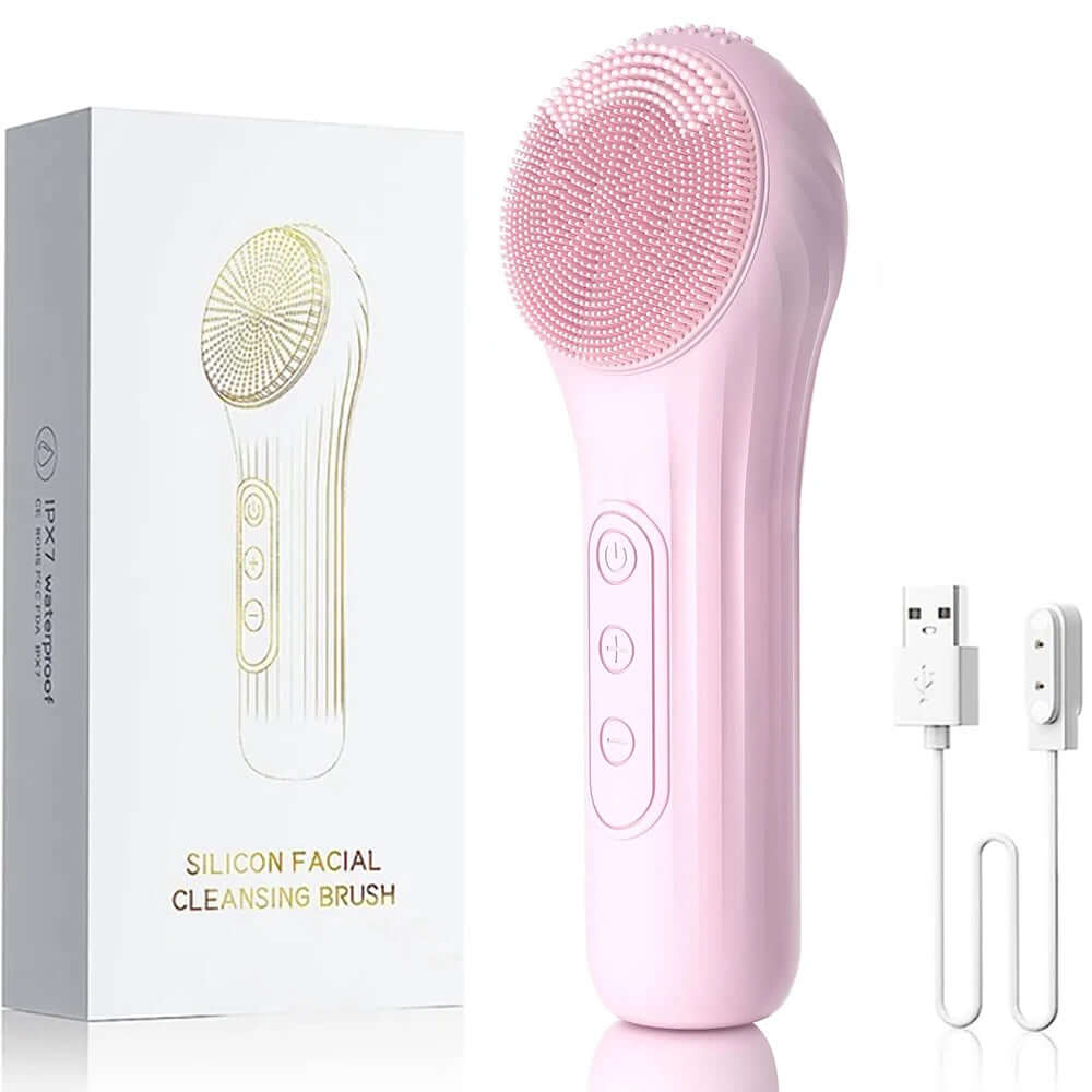 Sonic Waterproof Facial Cleansing Brush - Viva Bella