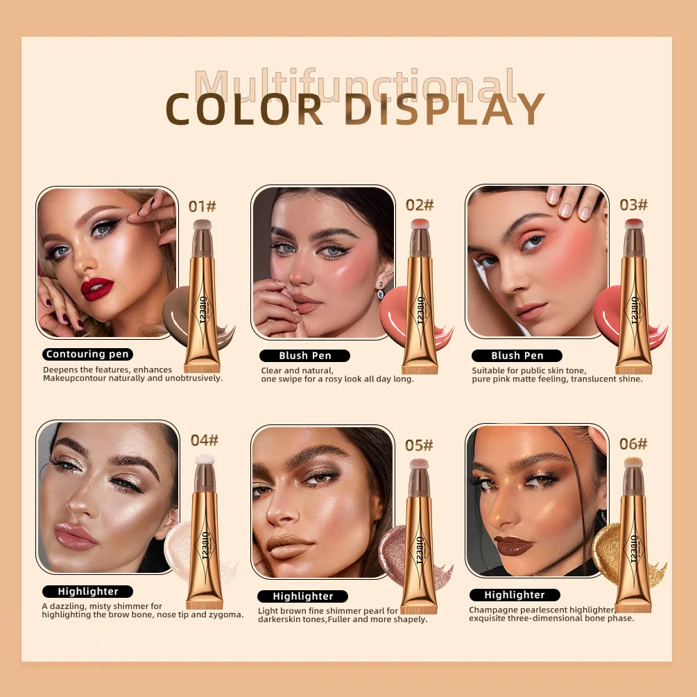 QIBEST Cushion Contour – Soft Glow Liquid Blush