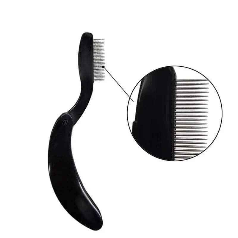 Foldable Eyelash Comb - Stainless Steel Makeup Tool - Viva Bella