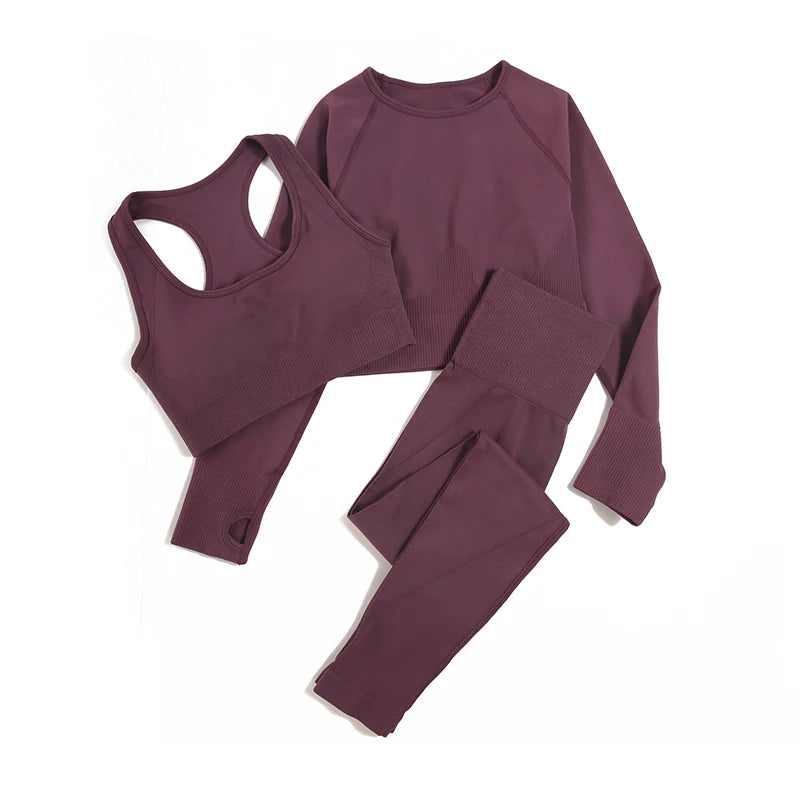 Essential Yoga Set – 2/3/4pc Seamless Gymwear