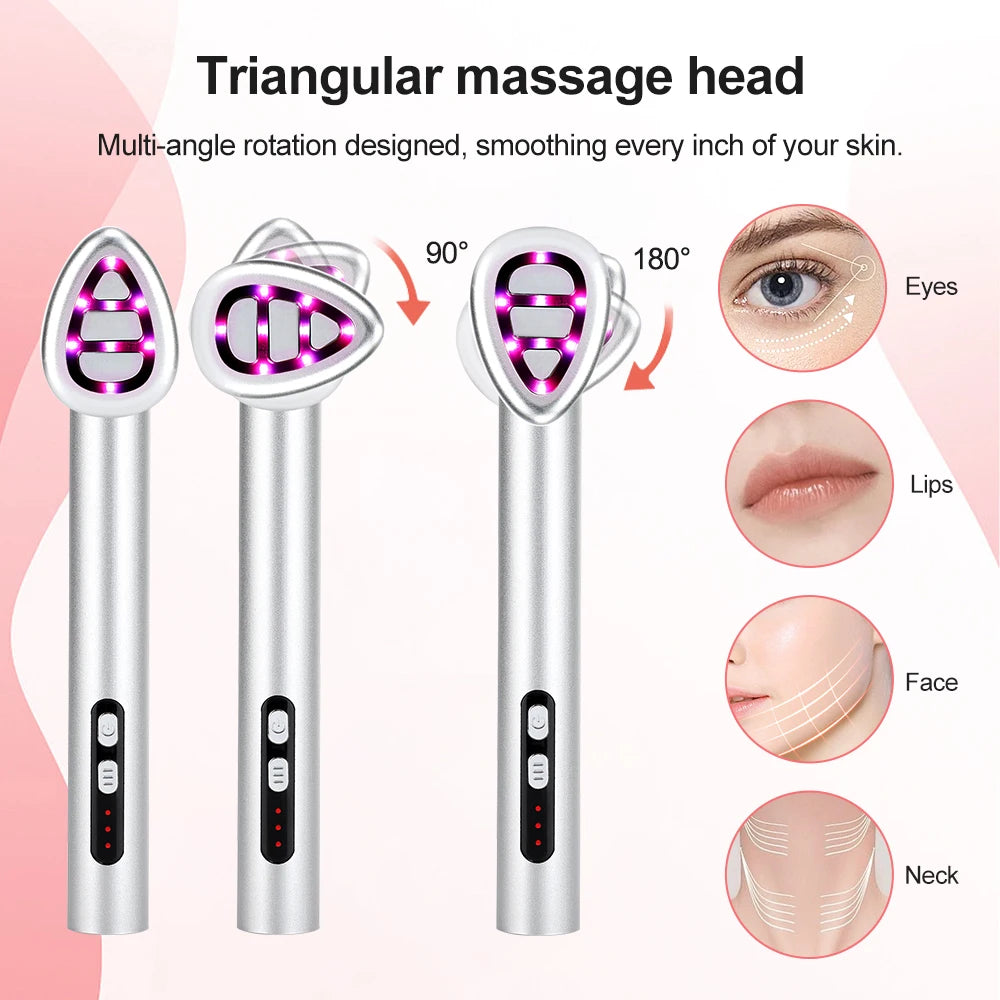 Electric Eye Massager 7 Color Eye Beauty Device Eye Anti Wrinkle Skin Lifting Pen Remove Eye Bags Dark Circles Eye Massager