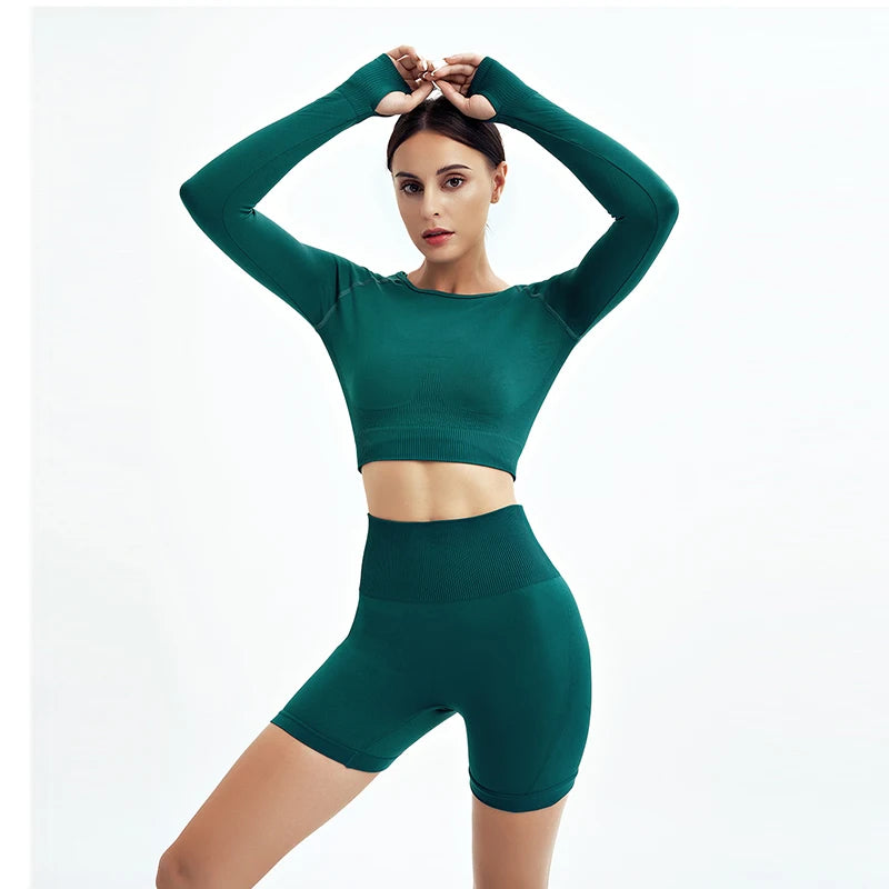 Essential Yoga Set – 2/3/4pc Seamless Gymwear