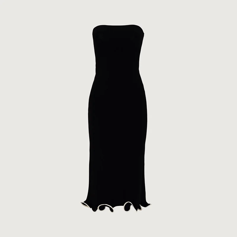 Knitted Mini Dress – Slim Fit Party Wear - Viva Bella