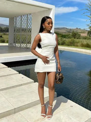 Solid Color Mini Bodycon Dress – Casual to Party Ready - Viva Bella