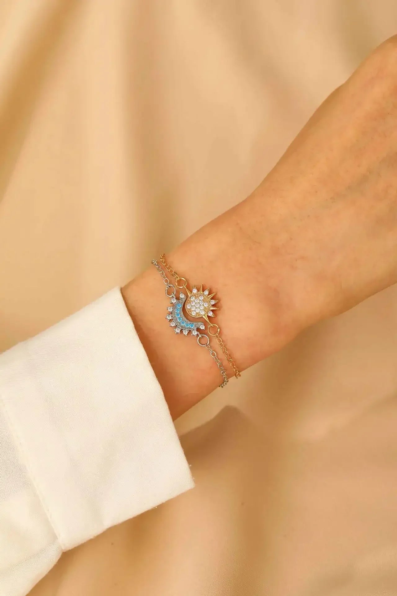 Sparkling Moon Sun Star Ring - Viva Bella