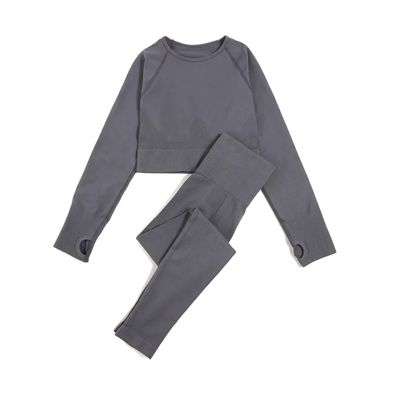Essential Yoga Set – 2/3/4pc Seamless Gymwear