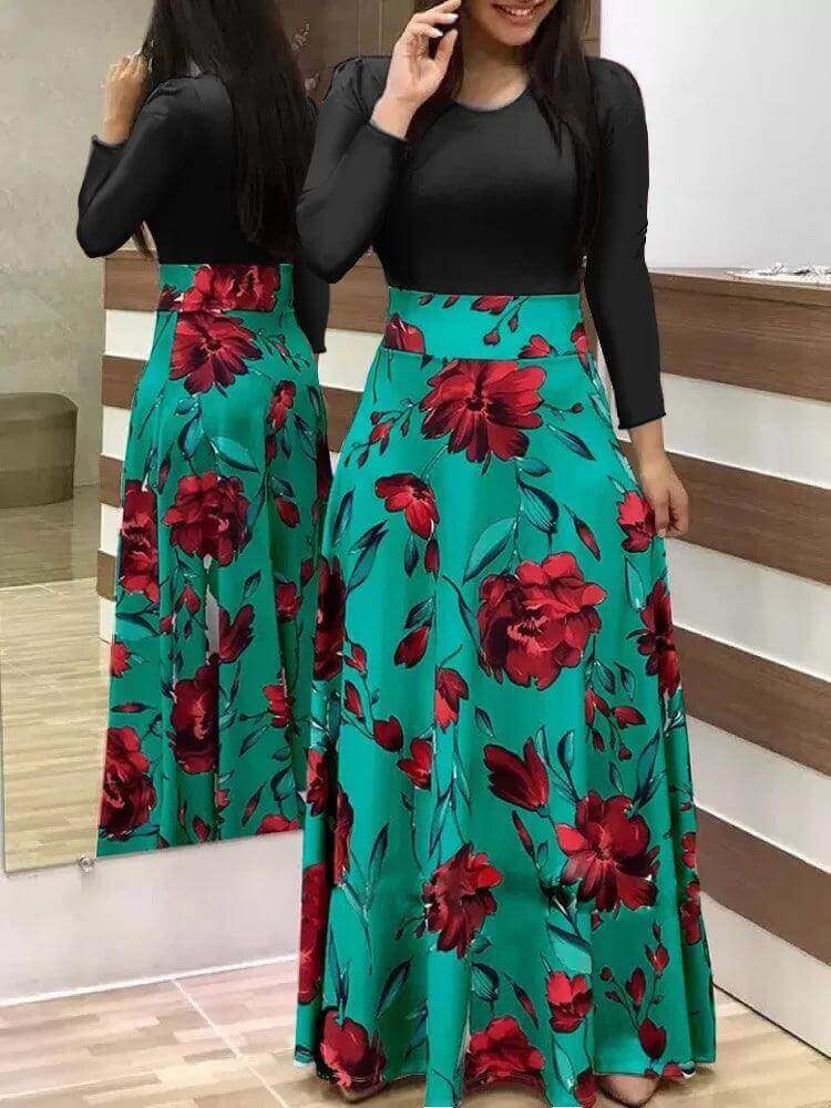 Floral Print Swing Dress – Summer Style for Effortless Elegance - Viva Bella