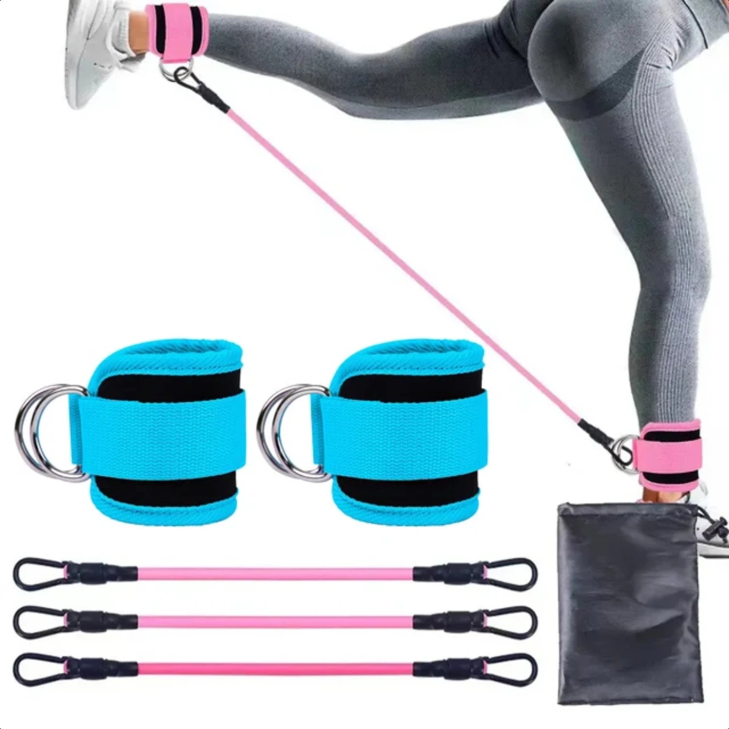 Ankle Straps Resistance Bands Set - Viva Bella