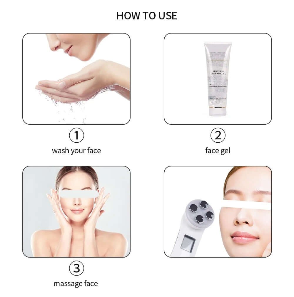 EMS Electroporation LED Photon Beauty Device - Viva Bella