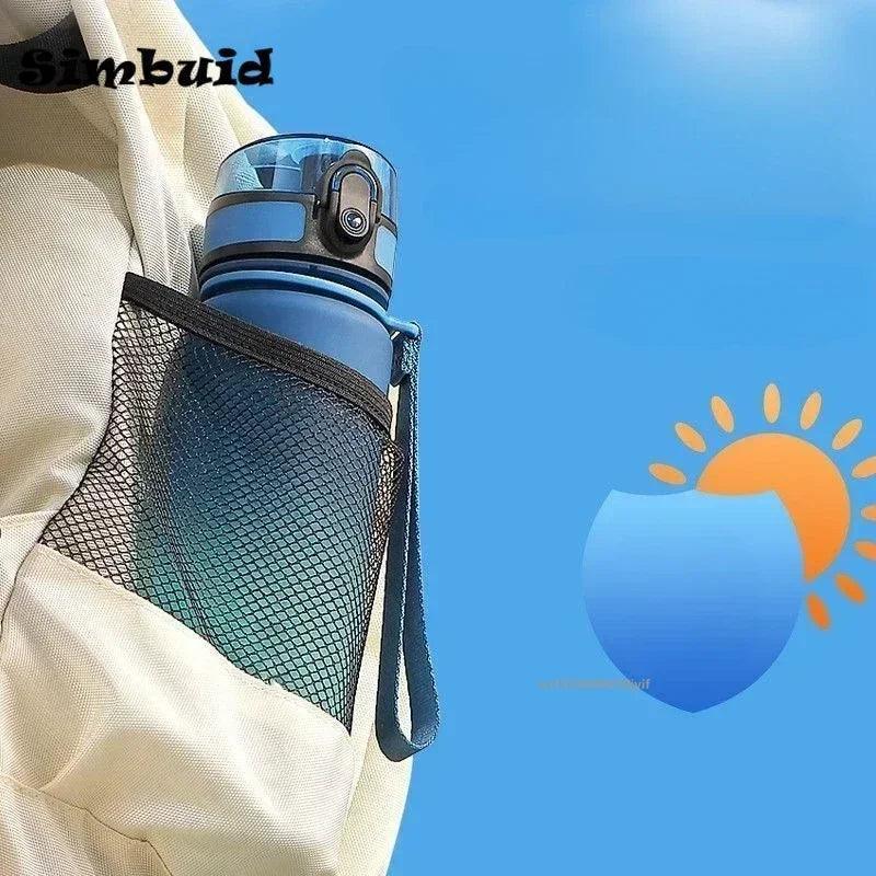 1 Liter Large Capacity Sports Water Bottle Leak Proof Colorful Plastic Cup Drinking Outdoor Travel Portable Gym Fitness Jugs - Viva Bella