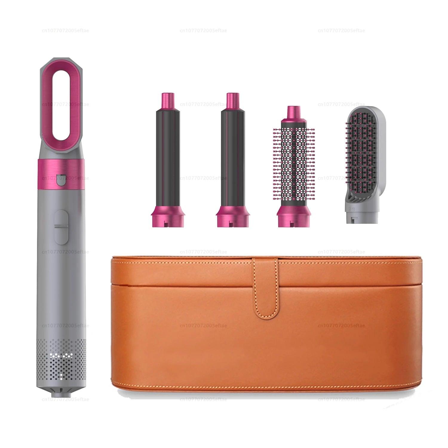 2025 New 5-in-1 Hair Dryer Hot Comb Set Professional Curling Iron Hair Straightener Styling Tool for Dyson Airwrap Hair Dryer Ho - Viva Bella