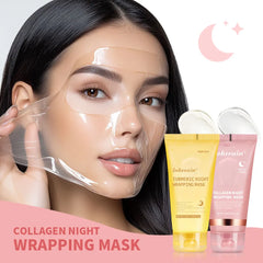 Korean Deep Collagen Mask Peel Off Mask Face Anti Wrinkle Lifting  Skin Care Masks Bio Pack Night Wrapping Woman Overnight Skin - Viva Bella