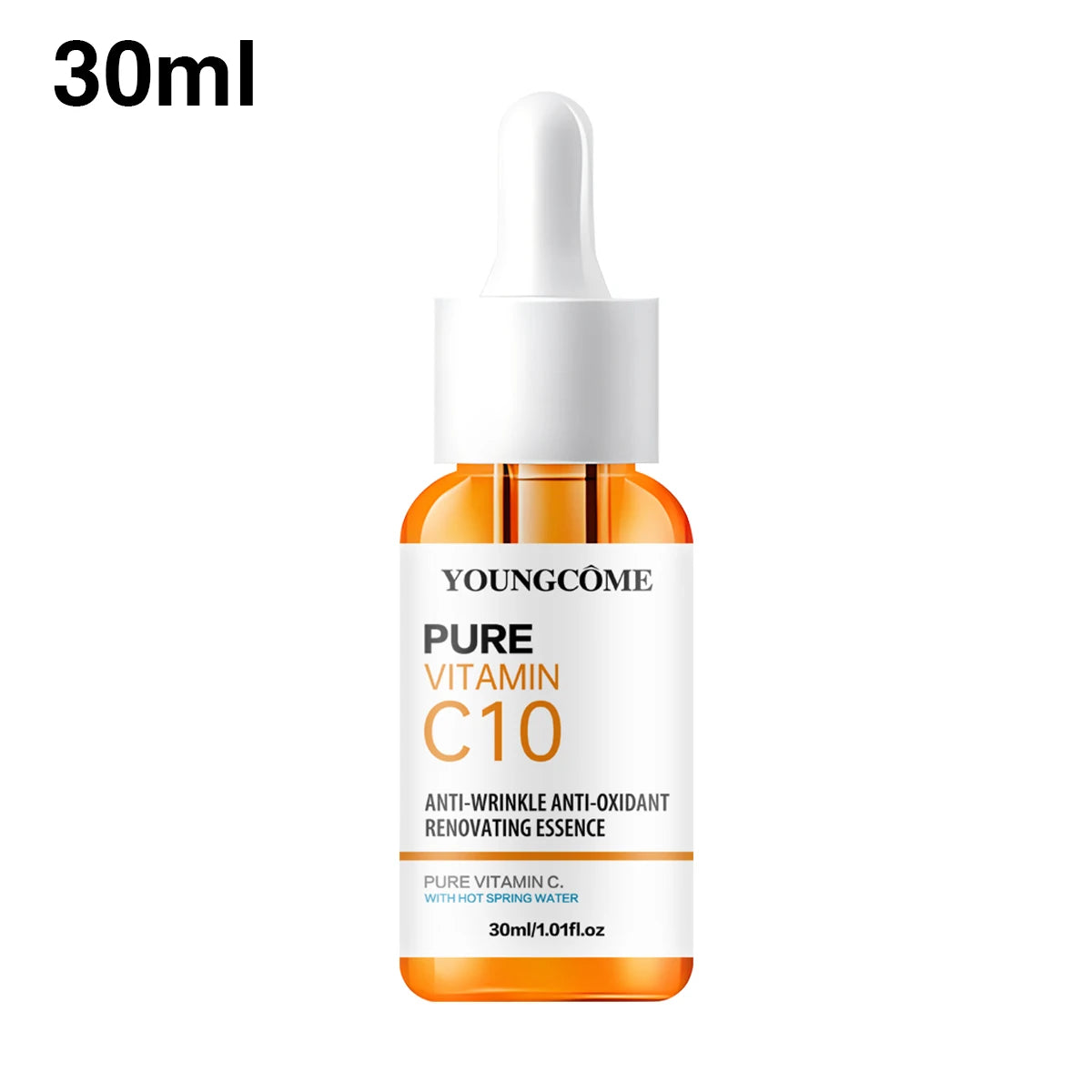 Vitamin C Facial Essence Hyaluronic Acid Dark Skin Brighten Serum Fade Fine Lines Moisturizing Repair Dull Serum Face Skin Care - Viva Bella