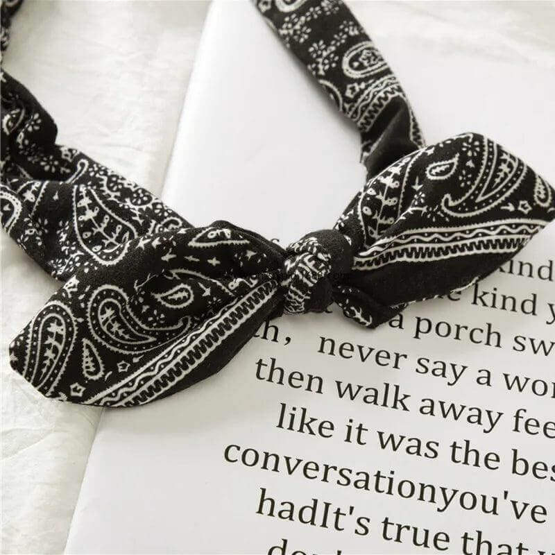 Boho Cross Knot Headbands - Vintage Elastic Hair Accessories - Viva Bella