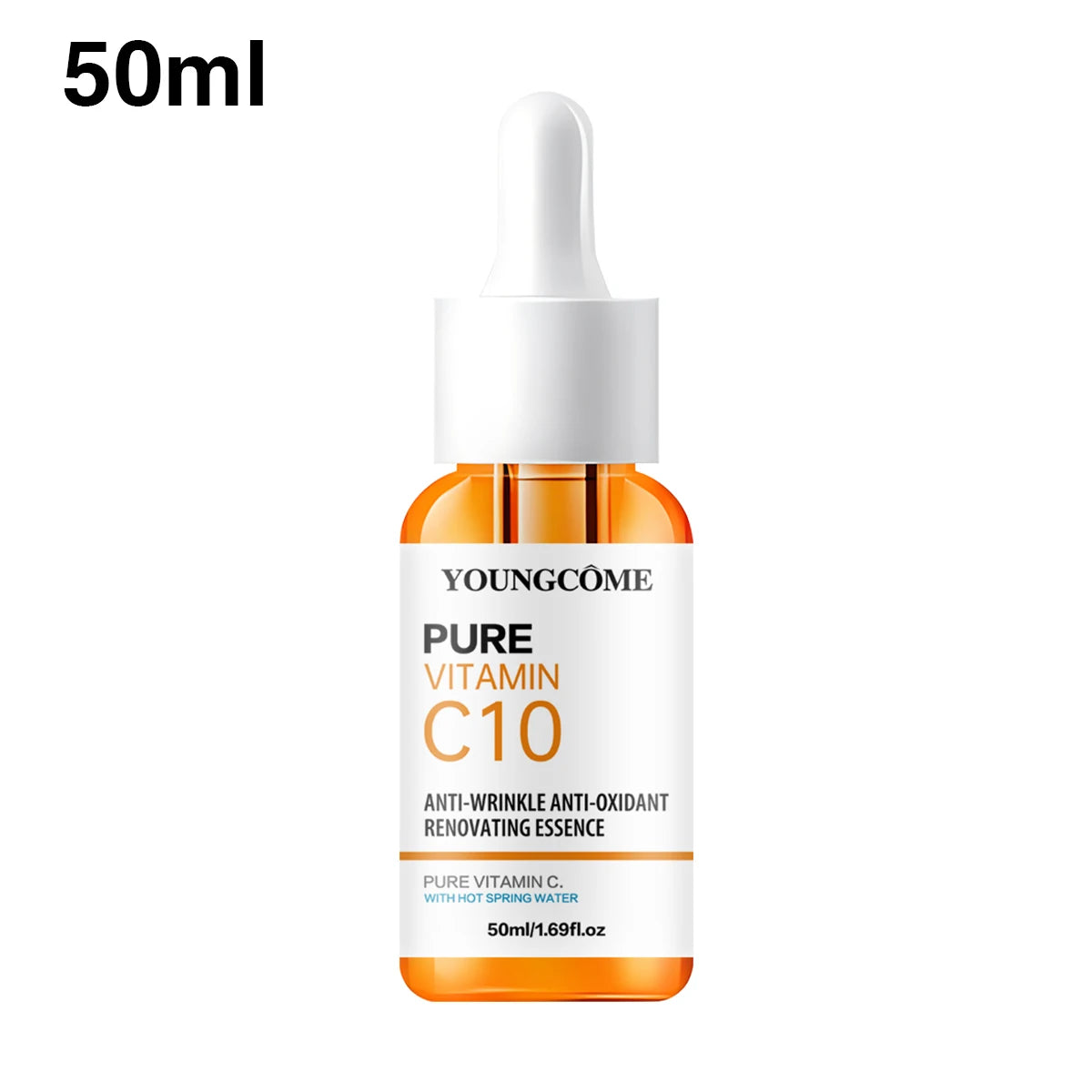 Vitamin C Facial Essence Hyaluronic Acid Dark Skin Brighten Serum Fade Fine Lines Moisturizing Repair Dull Serum Face Skin Care - Viva Bella