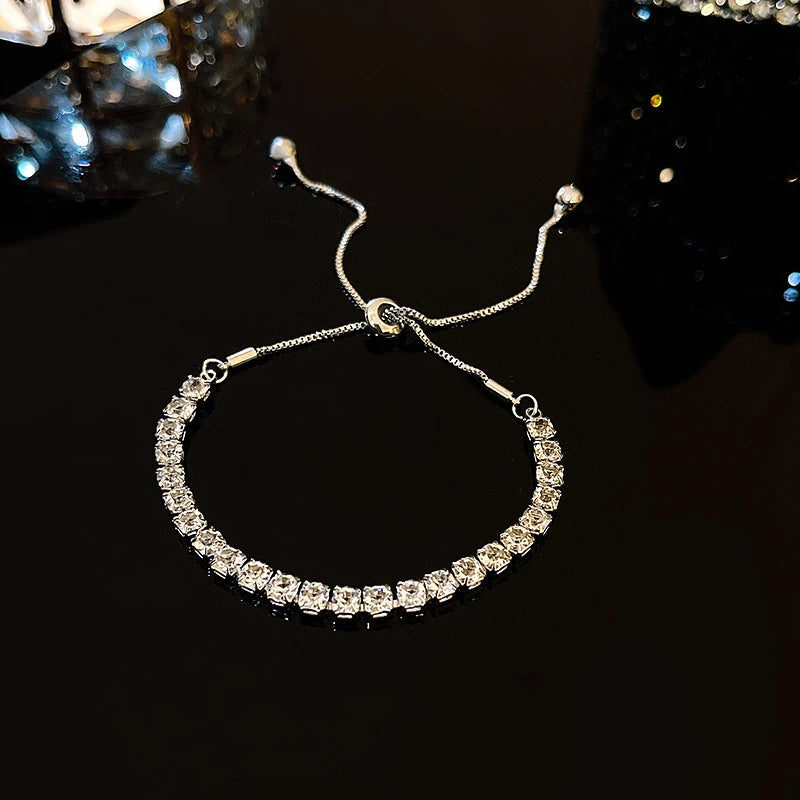 Fashion Droplet Shape Zircon Bracelet - Viva Bella