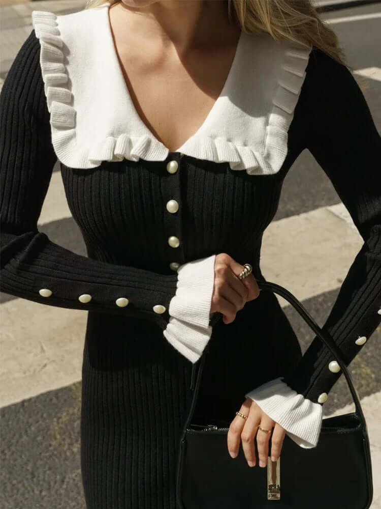 High Waist Ruffled Maxi Dresses - Viva Bella