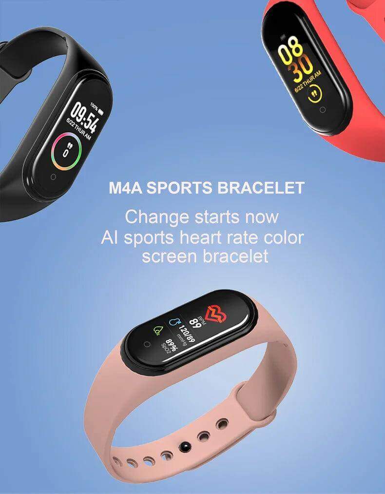 M4 Smartwatch - Bluetooth Fitness Tracker for Women - Viva Bella