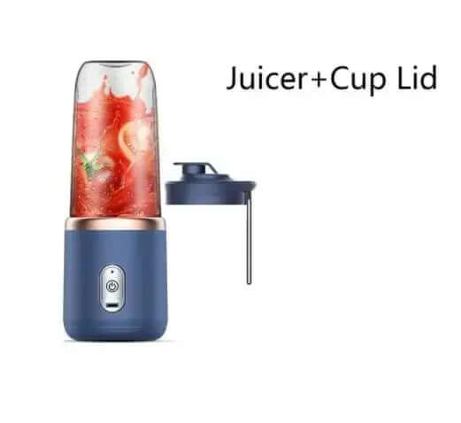 Portable Juicer Blender 400ml Electric Fruit Juicer USB Charging Lemon Orange Fruit Juicing Cup Smoothie Blender Machine 2cups - Viva Bella