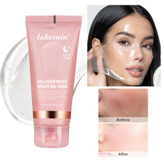 Korean Deep Collagen Mask Peel Off Mask Face Anti Wrinkle Lifting  Skin Care Masks Bio Pack Night Wrapping Woman Overnight Skin - Viva Bella