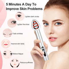 Electric Eye Massager 7 Color Eye Beauty Device Eye Anti Wrinkle Skin Lifting Pen Remove Eye Bags Dark Circles Eye Massager
