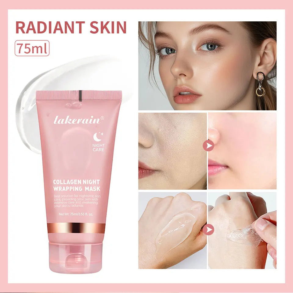 Korean Deep Collagen Mask Peel Off Mask Face Anti Wrinkle Lifting  Skin Care Masks Bio Pack Night Wrapping Woman Overnight Skin - Viva Bella