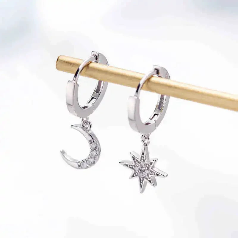 Sparkling Moon Sun Star Ring - Viva Bella
