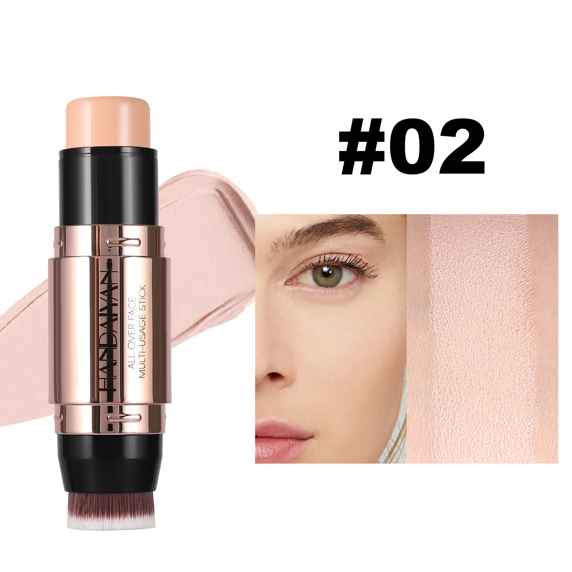 Double Head Highlighter Stick – Smooth & Natural Glow - Viva Bella