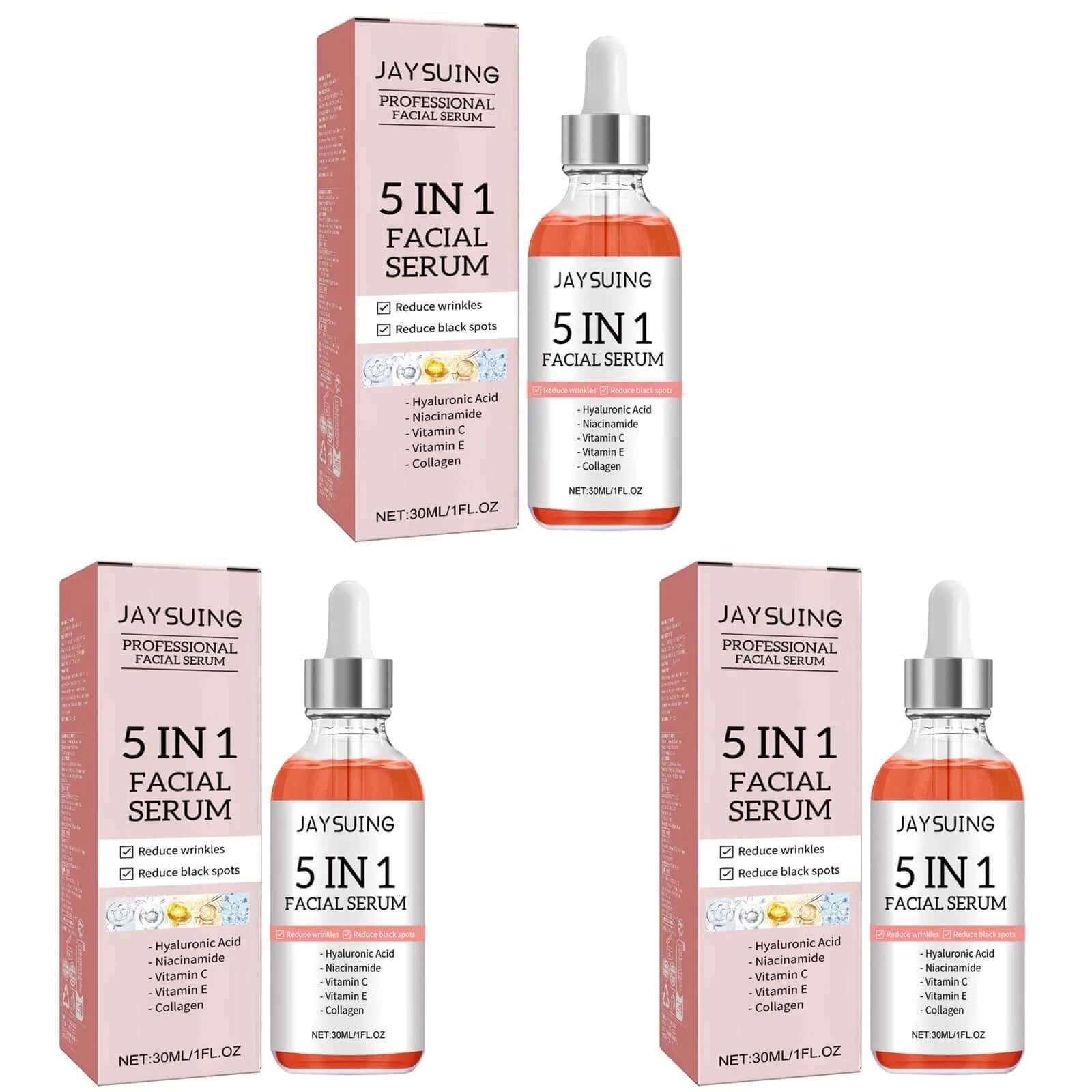 5 In 1 Facial Serum Fade Fine Lines - Viva Bella