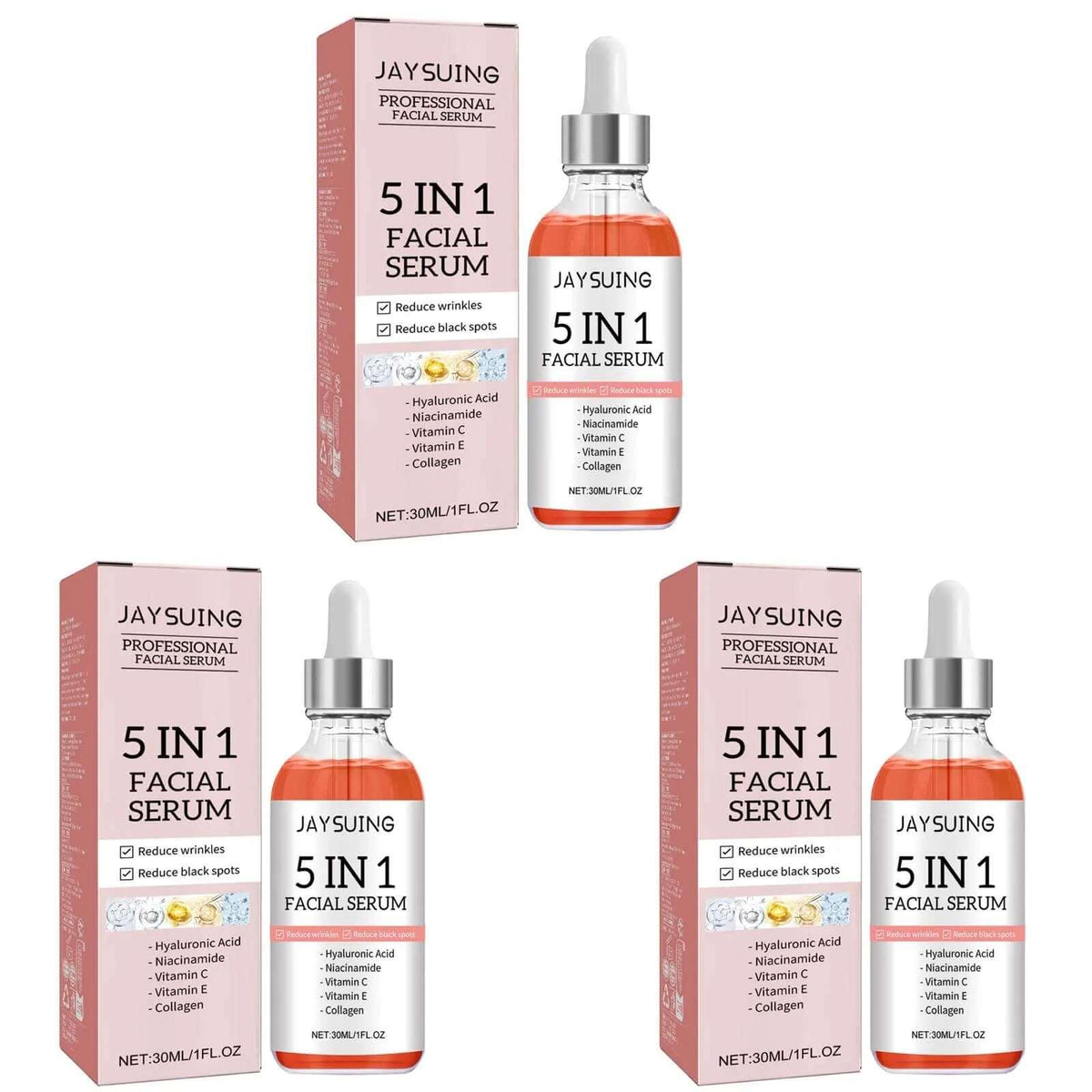 5 In 1 Facial Serum Fade Fine Lines - Viva Bella