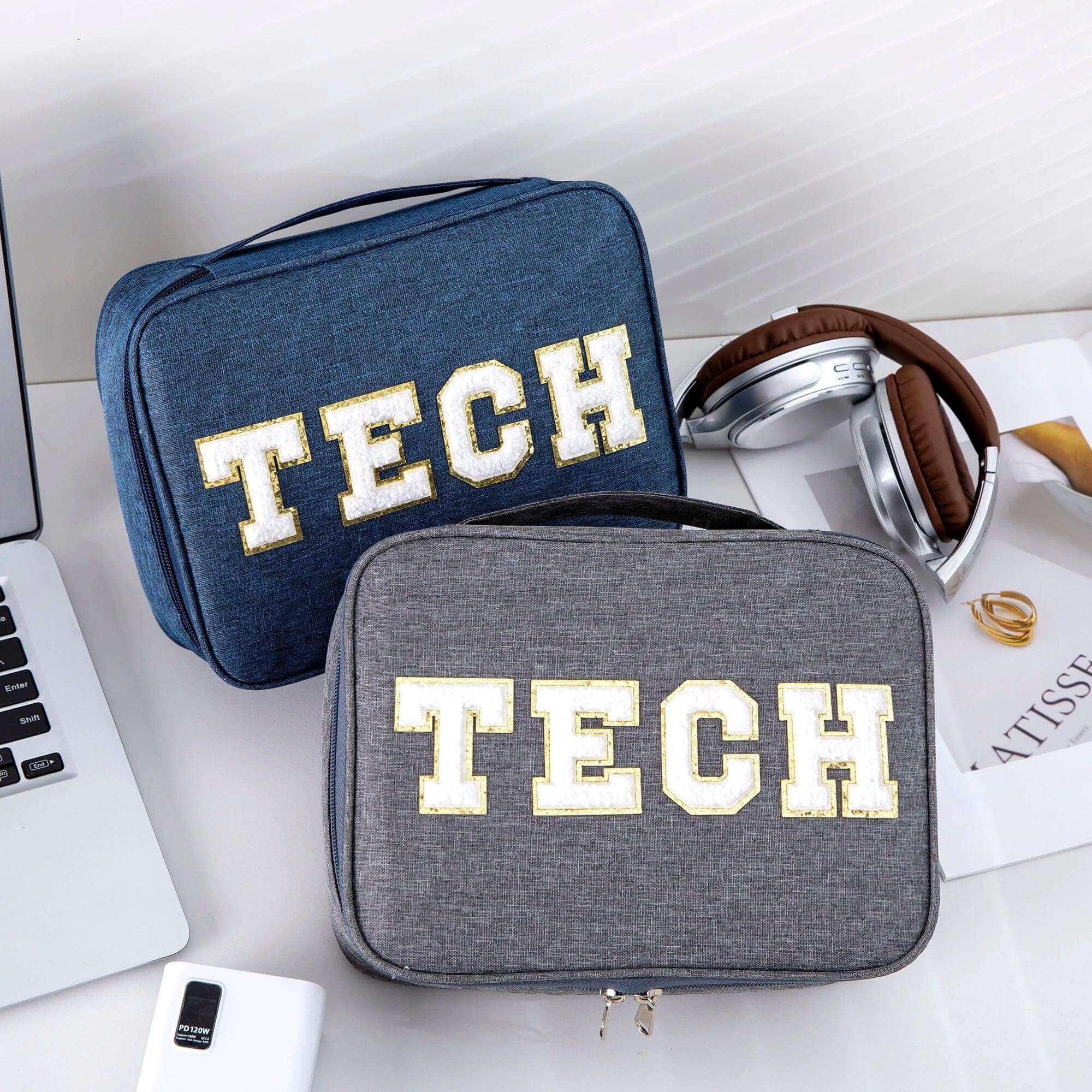 Travel Charger Pouch - Cord & Electronics Organizer Bag - Viva Bella