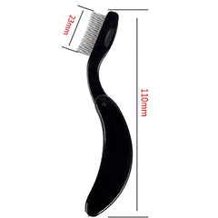 Foldable Eyelash Comb - Stainless Steel Makeup Tool - Viva Bella