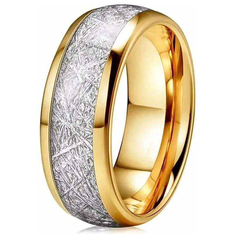 Couple Rings Set – Zirconia & Stainless Steel Wedding Jewelry - Viva Bella