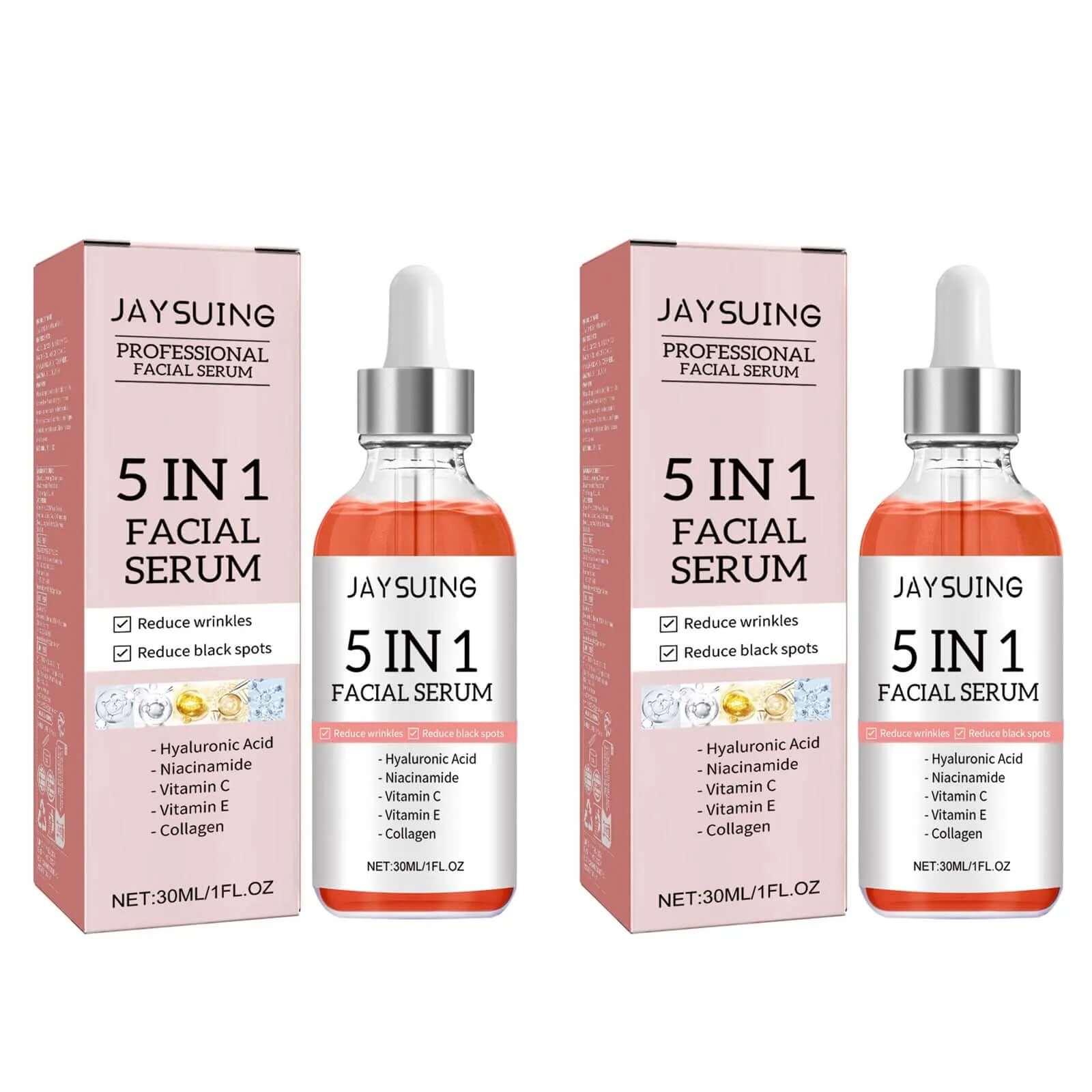 5 In 1 Facial Serum Fade Fine Lines - Viva Bella