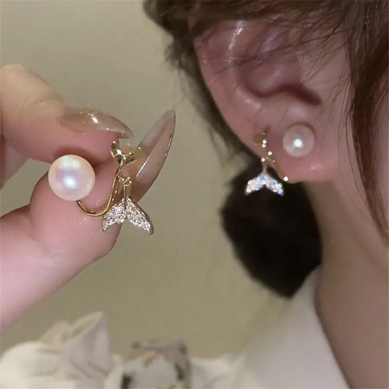 Zircon Flower Crystal Earrings - Viva Bella