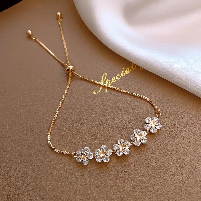 Fashion Droplet Shape Zircon Bracelet - Viva Bella