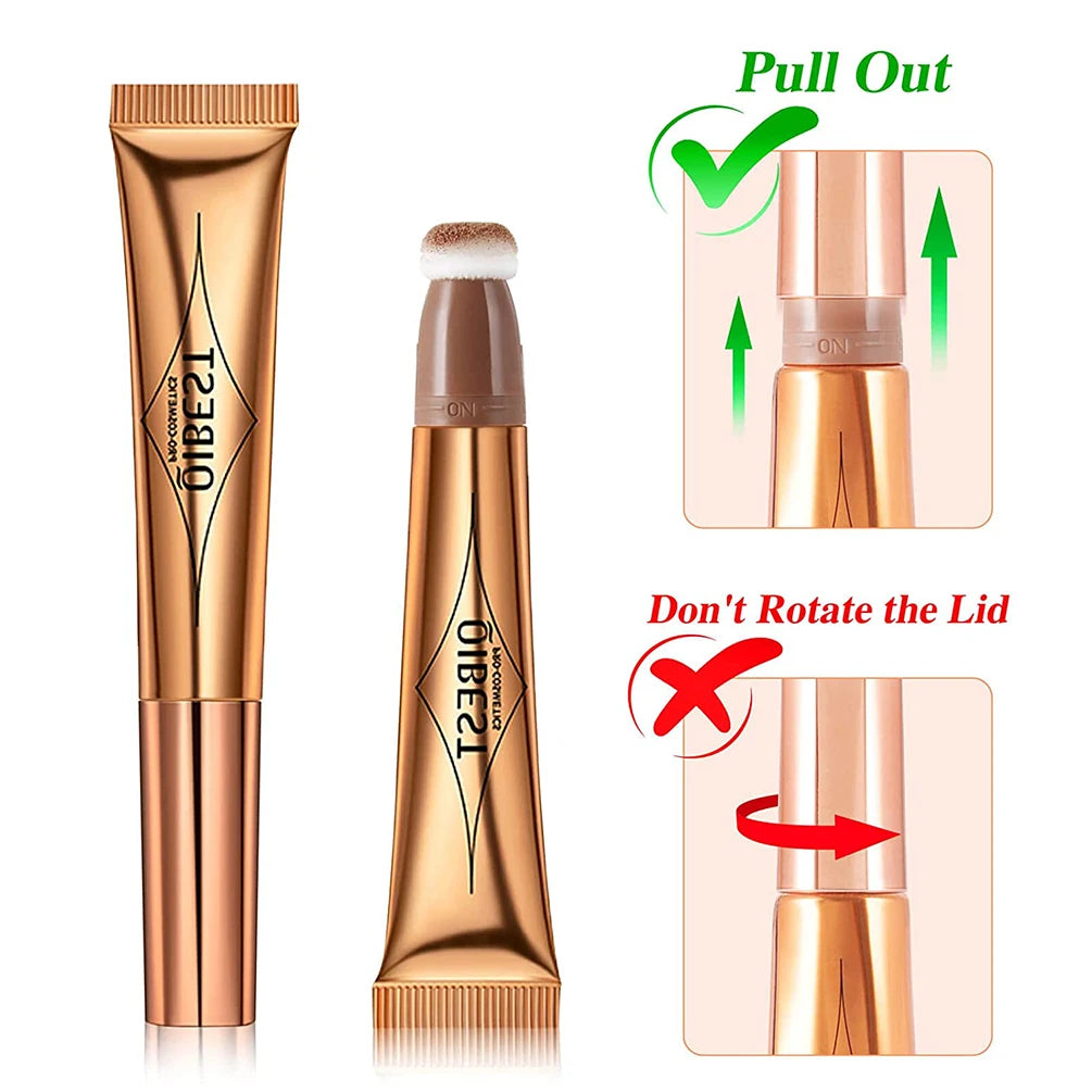 QIBEST Cushion Contour – Soft Glow Liquid Blush