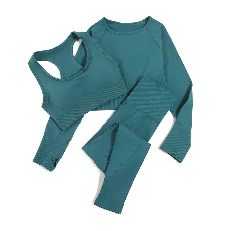 Essential Yoga Set – 2/3/4pc Seamless Gymwear