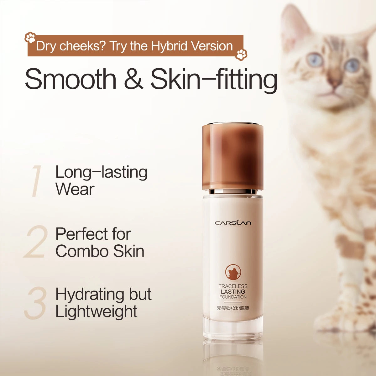 Matte Moisture Foundation – Full Coverage + Shine Control
