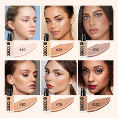 Make Up Foundation Cream for Face High Coverage Foundation Foundations Makeup Waterproof Korean Makeup Base Cosmetic Mist Cc Bb - Viva Bella