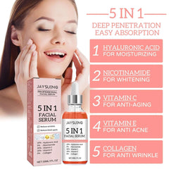 5 In 1 Facial Serum Fade Fine Lines - Viva Bella