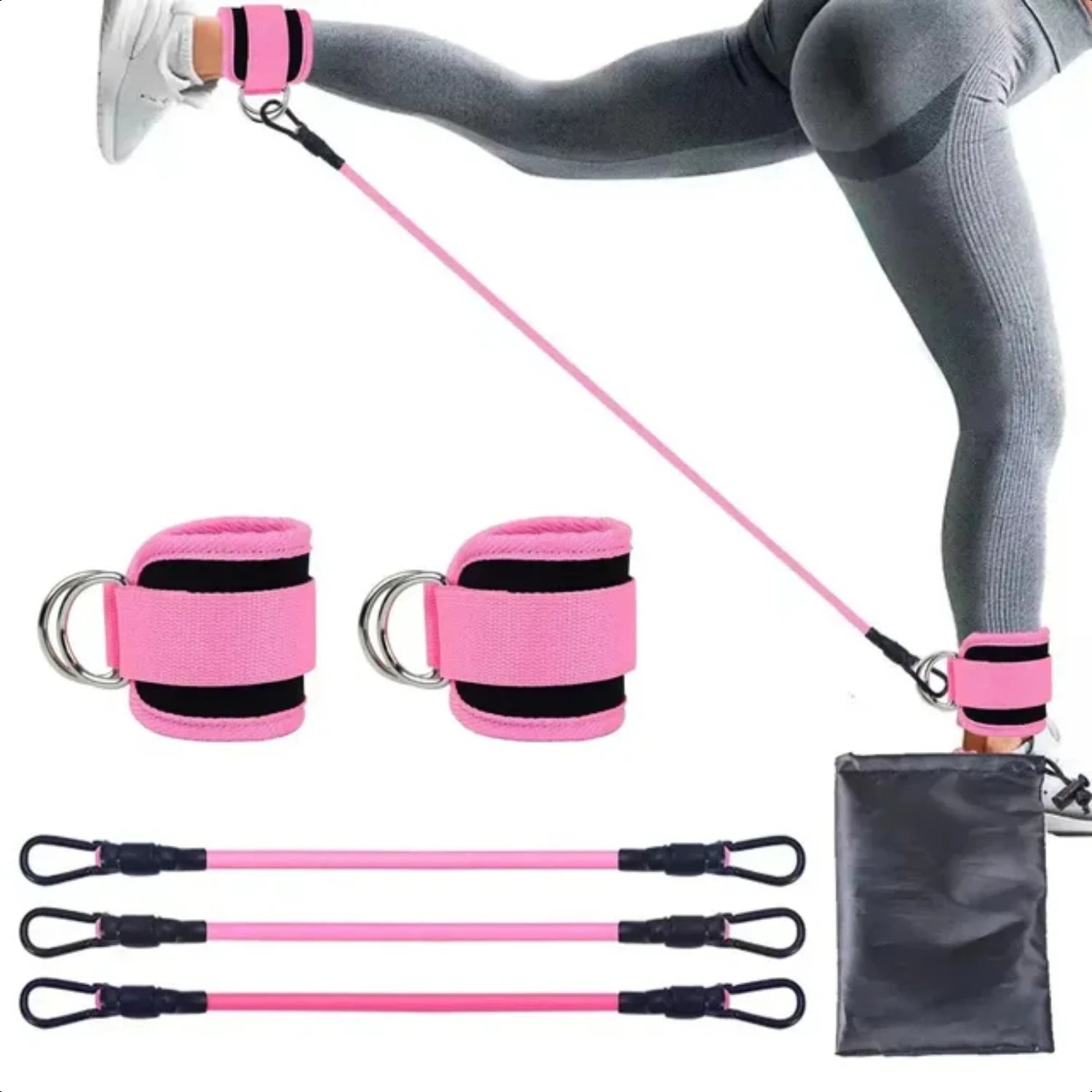 Ankle Straps Resistance Bands Set - Viva Bella