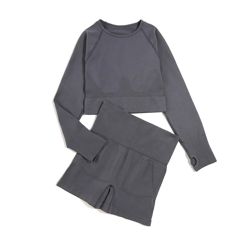 Essential Yoga Set – 2/3/4pc Seamless Gymwear