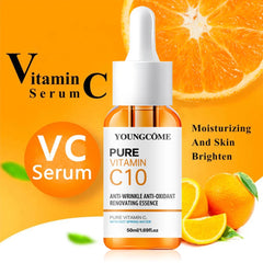 Vitamin C Facial Essence Hyaluronic Acid Dark Skin Brighten Serum Fade Fine Lines Moisturizing Repair Dull Serum Face Skin Care - Viva Bella